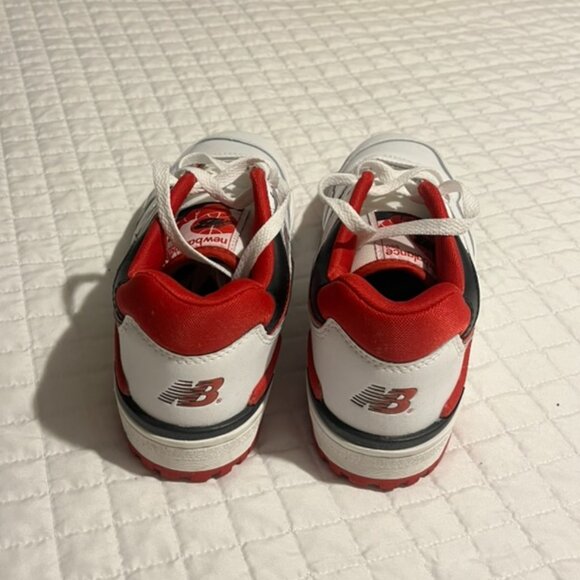 COPY New Balance 550 Sneakers Red Black White Women’s 9 Men’s 7 Retro - Picture 4 of 6